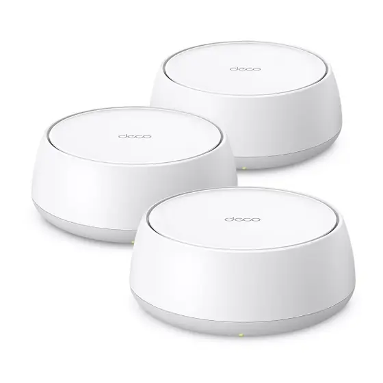 TP-Link Deco BE22 (3 un.) Mesh Wi-Fi 7 BE3600, Dual band, cobertura até  600 m², 150 dispositivos