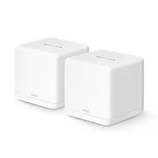 Roteador Halo H60X(2. unid) Dual Band AX1500 Sistema Mesh Wi-Fi 6, Cobre até 350 m², 100 dispositivos Mercusys
