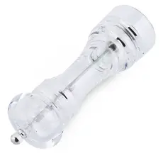 Moedor de Sal e Pimenta Grande – Acrílico Resistente, Ideal para Churrasco e Cozinha