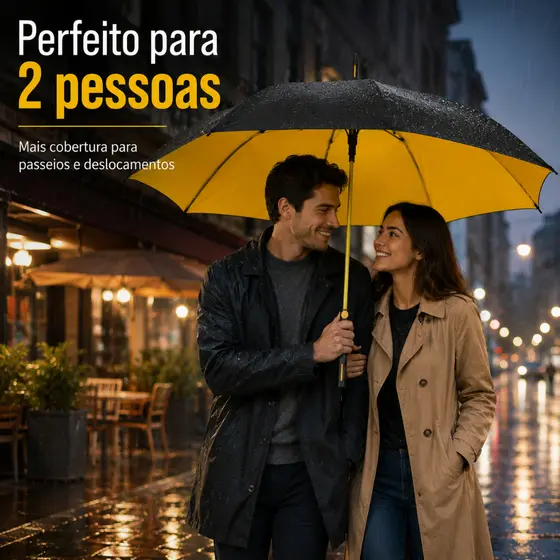 Guarda-chuva grande automático para verão, com fibra de vidro resistente e durável, área ampla de proteção contra o sol
