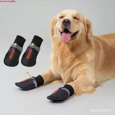TIANCHUANG 4 Unidades/Conjunto Capa Grande Para Pés De Cachorro , Meias Antiderrapantes Ajustáveis Sapatos Resistentes A