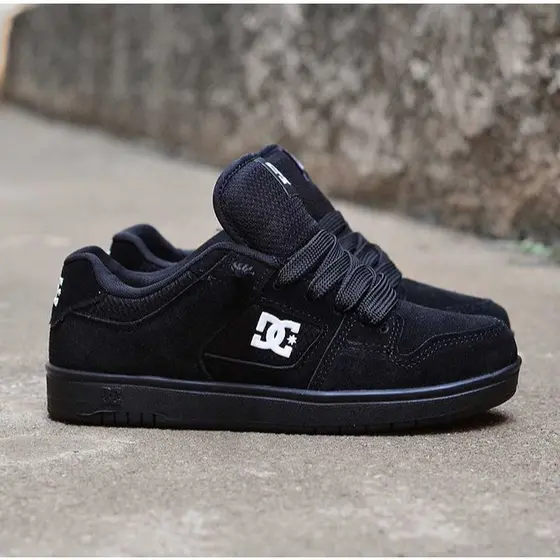 Tênis DC Shoes Manteca 4 All black todo preto casual unissex branco 34 ao 43