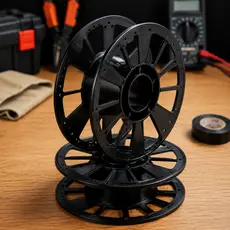 Carretel Bobina Plástica 20cm Enrolar Fios Cordas Fitas Linhas
