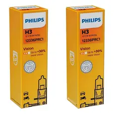 Par de Lâmpadas H3 Philips 12v 55w 12336 Original Halógena - 12336C1-PAR