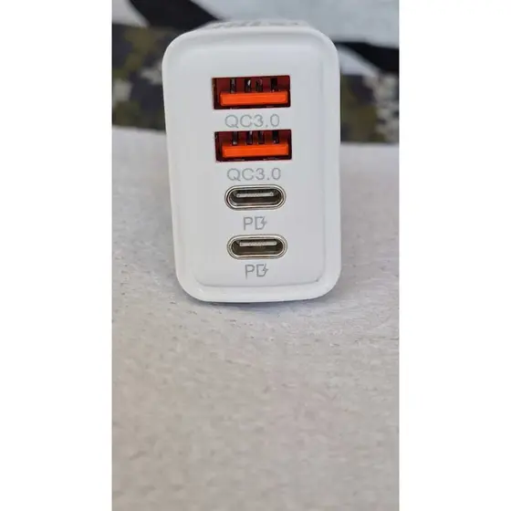 CARREGADOR 5V 4 USB 120W CARREGAMENTO RAPIDO