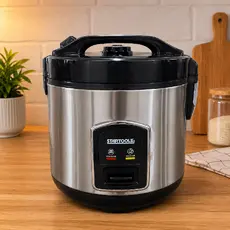 PANELA DE ARROZ ELÉTRICA COMPACTA 400W 1L 220V 127V PRETA ARROZEIRA ELÉTRICA ANTIADERENTE COMPACTA  PRÁTICA MULTIUSO