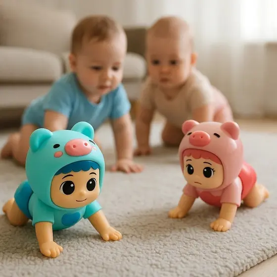 Boneca Musical Porquinha Infantil Canta Dança Luz Som Brinquedo Menina Presente Criança Divertido