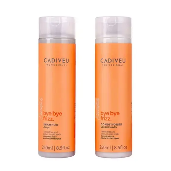 Cadiveu Essentials KIT Bye Bye Frizz Shampoo 250ml + Condicionador 250ml