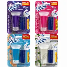 Gel Adesivo Sanitário com Aplicador 4 aplicações 28g Novo Frescor Duração até 4 Semanas