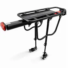 Bagageiro Moove Traseiro Aluminio Bicicleta Bike Aro 26 27 29 Ajustável V-brake Disco Mtb