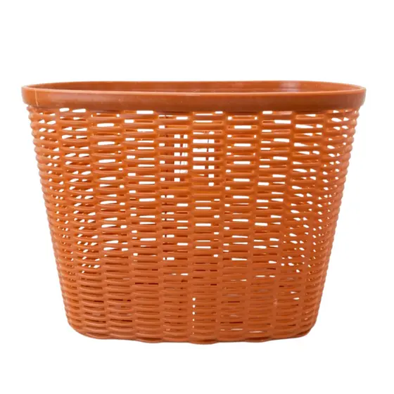 Cesta Reforçada de Nylon Bike Aro 26 34x23x25 Bicicleta Cestinha Transporte Marrom Onmoove