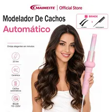 MAIMEITE Modelador De Cachos Giro Automático 25mm Profissional Rápido Aquecimento 110v-220v Bivolt Eleve Sua Beleza