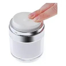 Kit 2 Frascos Pressão 60ml – Embalagem Recarregável para Creme e Gel