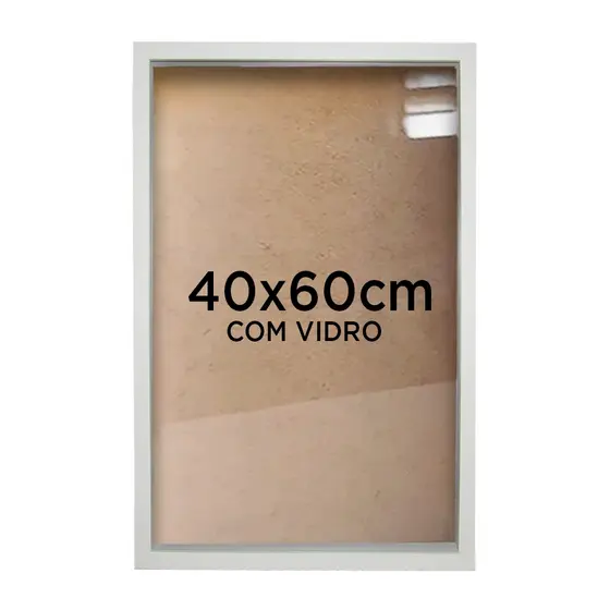 Moldura Quadro Cofre Porta Objetos Caixa Alta 4,5cm 40x60m - Várias Cores Moldura Quadro Cofre Porta Objetos Caixa Alta