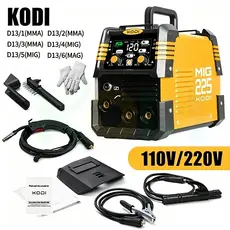 Máquina de Solda Inversora MMA-200 Portátil 110V/220V Dupla Voltagem Tecnologia IGBT Série D13