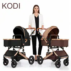 Carrinho de Bebê Reversível 3 em 1 Dobrável com Alça Ajustável, Conforto Total, Até 15kg - P7