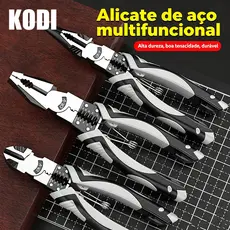 Alicate Profissional Universal Descasca Fios Ferramenta Elétrica Durável F18