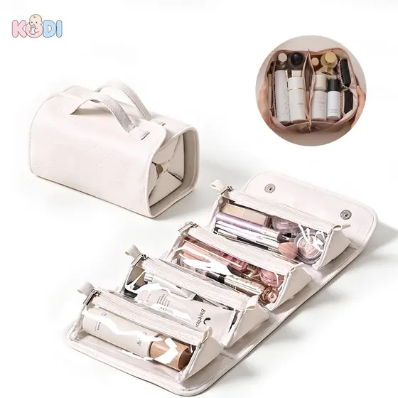 Bolsa de Maquiagem Desmontável 4 em 1 Impermeável Viagem -T11