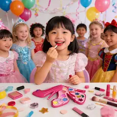 Maleta De Maquiagem Infantil - Kit Maquiagem Infantil Lindo Maquiagem Infantil Estojo Sapato de Maquiagens Para Meninas