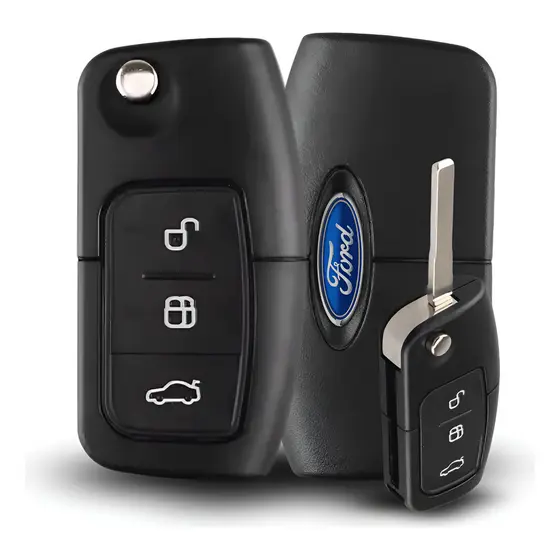 Capa Carcaça Chave Canivete Ford Focus New Fiesta  Ecosport