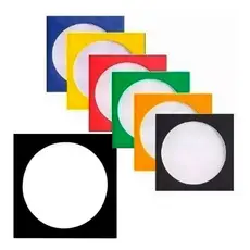 50 Envelopes Para Cd / Dvd Com Visor Transparente Colorido