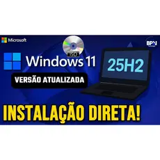 DVD Windows 11 Completo Atualizado 25H2