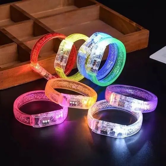 Pulseira Led Ativa Conforme a Batida da Musica ou Som - SEM AJUSTE