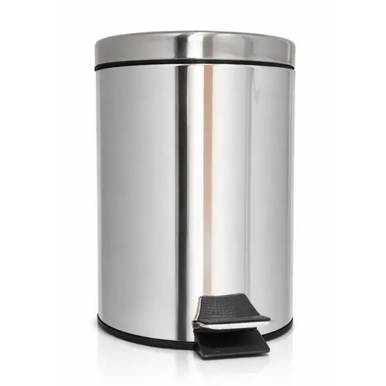 Lixeira Inox Beity 7l Pedal Cesto Removível Banheiro Cozinha
