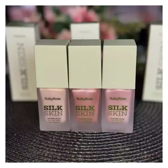 LANÇAMENTO | Iluminador Líquido Natural Glow Silk Skin Ruby Rose – Brilho Natural e Acetinado