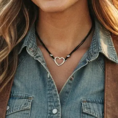 Colares estilo country com pingentes. Trazendo mais beleza e modernidade  para o seu look eestilo