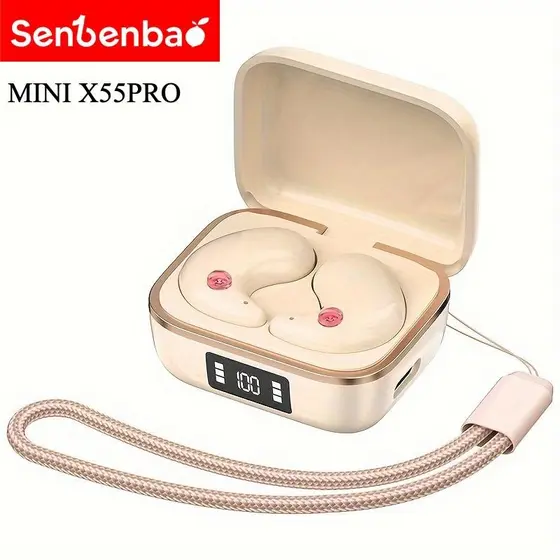 SENBENBAO X55PRO Fones De Ouvido Mini Sono Invisível bluetooth Fone Alta Fidelidade Som Estéreo À Prova Dwaterproof Água