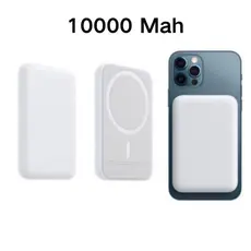 ‌Bateria Carga Carregador Portátil 10000Mah Sem fio Para iPhone Indução Magsafe