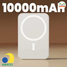 10000mAh/5000mAH Carregador portátil indução iPhone/Android MagSafe bateria sem fio carregando