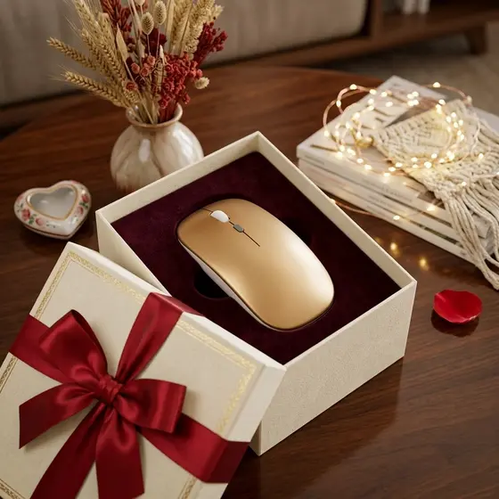 Mouse Sem Fio RGB Bluetooth 5.2 Recarregável Para iPad Android Mac