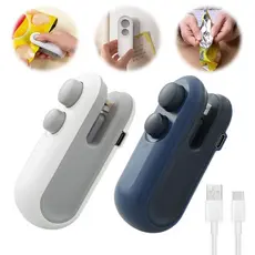 1/2/3/4 Peças Mini Máquina Seladora Recarregável Para Embalagens Plásticas - Selagem Rápida/ Alta Qualidade/ Promoção