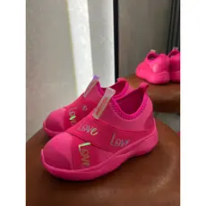 Tênis Infantil Novopé Sola Alta Rosa Pink Love Menina Confortável Casual Leve Dia a Dia Escola Aula