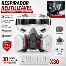 Respirador 3m Máscaras De Gás Viseira Capacete Com Óculos Máscara Pintura Carvão AtivadoReutilizável