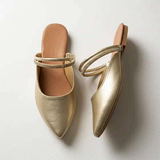 Sandália Mule Feminina Elegante Confortável Para Trabalho Escritório