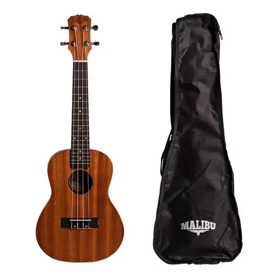 Ukulele Malibu Concert 23 Sapele Natural Com Bag