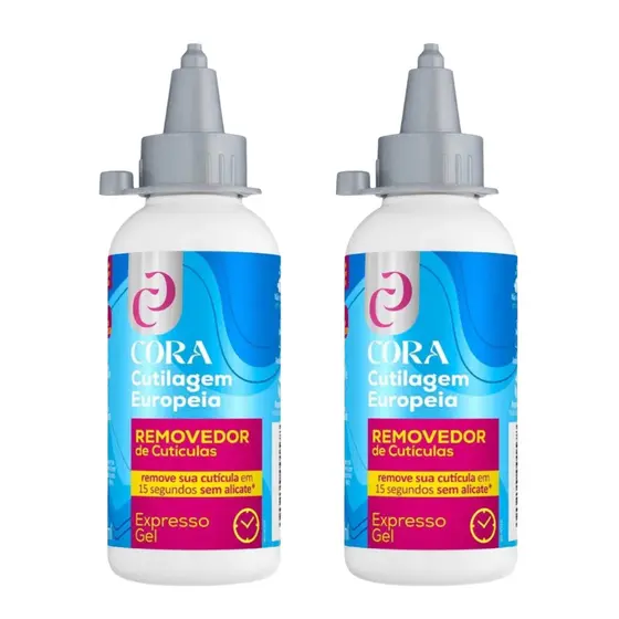Kit 2 Kinq Gel Removedor De Cutículas Em 15 Segundos Sem Alicate 100ml - Cora