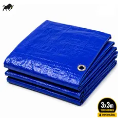 Lona Impermeável 3x3 100 Micras Reforçada Proteção Contra Chuva UV Brava Adventure Caminhoneiro