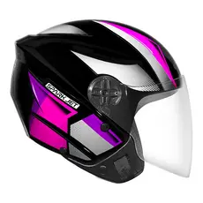 Capacete Moto Aberto Original Ebf Spark Jet Square Confortável Antirrisco Original Envio Imediato