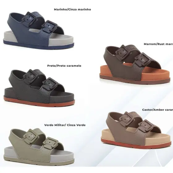 SANDALIA INFANTIL PLATAFORMA BABY MASCULINO LANÇAMENTO