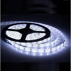 FITA LED 5MTS 12V 5050 60LEDS 6500K IP65 BRANCO FRIO