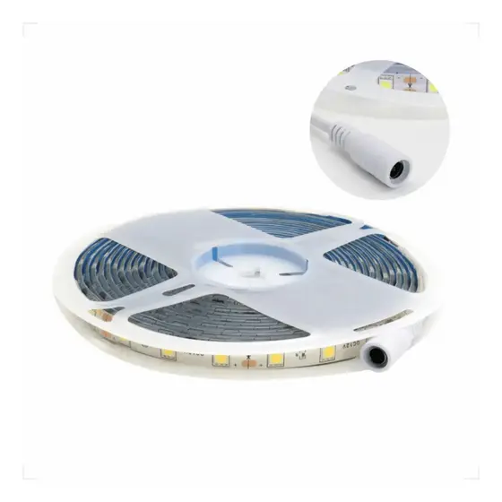 FITA LED SILICONE 60 LEDS 5050 12V 10MM 5MTS 3000K - APOLLO