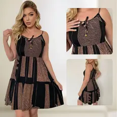 Vestido Feminino Estampado Curto Viscolycra Casual Malha Fria Confortável Verão Soltinho
