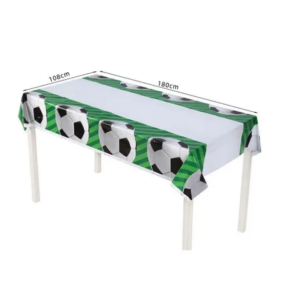 Toalha De Mesa De Futebol Tema Festa De Feliz Aniversário Decoração