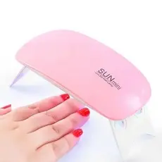 Cabine Mini Secador De Unhas Esmalte Gel Led Sun Uv Portátil Dobrável Forninho Estufa 6w Bivolt Usb