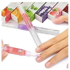 kit 1/3/5 Caneta Óleo Hidratante Revitalizante De Cutículas Sabores De Frutas Gel De Unha