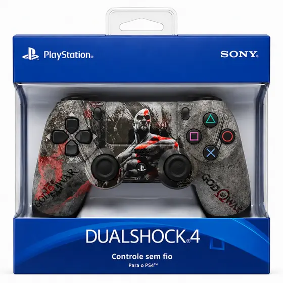 Controle Playstation 4 Dualshock Sem Fio God of War Ps4
